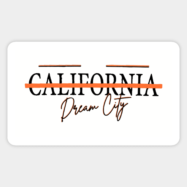 California Dream City Sticker by ZoboShop